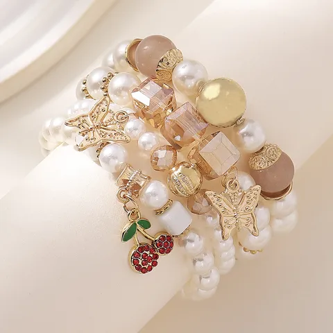 Cherry bracelet set