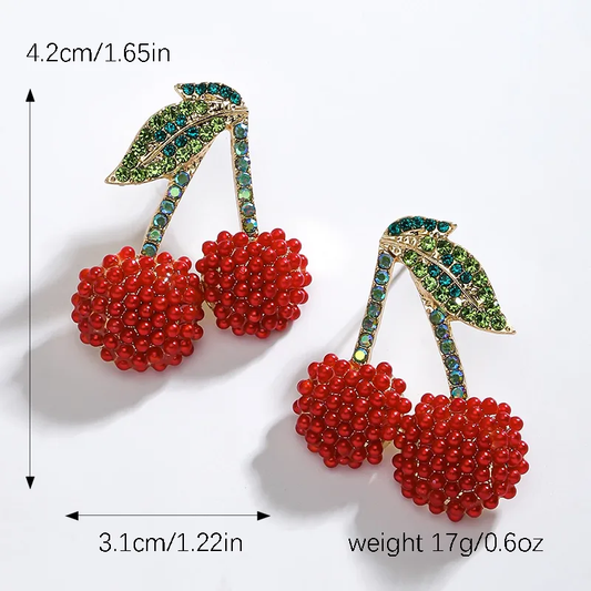 Cherry earrings
