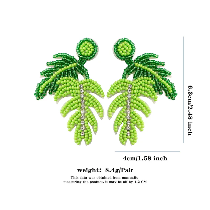 Fun tropical earrings